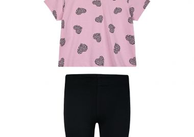 Παιδικό σετ 2 τεμάχια με τύπωμα για κορίτσι | ΜΑΥΡΟ - Energiers - 